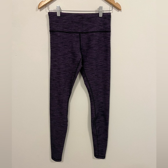 Lululemon Wunder Under Pant *Denim Reversible Slub Denim Tender Violet 6 - Picture 9 of 16